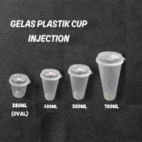 Gambar Gelas Injection/ Thinwall Cup Bening Transparan + tutup / Cup Injection Merk VICTORY 12oz(380ml), 14oz (400ml), 16oz (500ml) (1slop isi 25pcs) - Kota Manado - 12oz+tutup dari Hero Plastik undefined 5 Tokopedia