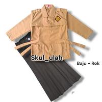 Gambar Viral Satu Set Paket Seragam Pramuka Smp Baju Anak Perempuan Lengan Panjang Rok Panjang Murah - Baju + Rok, 13 tahun dari nutica shopp undefined 2 Tokopedia