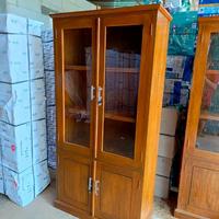 Gambar lemari Kaca Kelas Sekolah | Lemari Siswa 180*70 cm - 90x180 dari Sabilajati Jepara undefined 4 Tokopedia