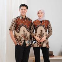 Gambar Batik Seragaman Batik Kembar pria wanita motif klasik - wanita, L dari abiguna_pekalongan undefined 4 Tokopedia