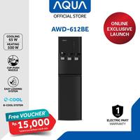 Gambar AQUA Elektronik AWD-612BE Water Dispenser Bottom Loading - Child lock - Easy loading system - LED Indicator - Low Watt - 3 faucets (Hot, Normal, Cool) - Good Material & durable - Stylish Design - Semi Conductor Cooling Termurah Ready Terbaik - Default dari MERSENERY- undefined 3 Tokopedia