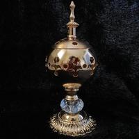 Gambar READY Tempat Bakar Dupa Bahan Kuningan / Hiolo/ Tempat Pembakaran Hio/ Tempat Pembakaran Buhur/ Bukhur / Menyan - Pendek Gold dari RealHome Store undefined 2 Tokopedia