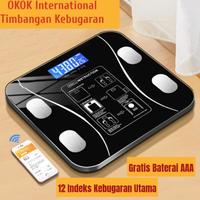 Gambar Timbangan Badan Kebugaran Smart Scale OKOK International mengukur 12 indeks kebugaran essensial dari toko mas ipul undefined 1 Tokopedia
