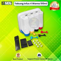 Gambar Tabung Modif infus printer 4 warna 60ml / 100ml / 4 color ink tank - 6 dari Zain Amanah Shop undefined 1 Tokopedia