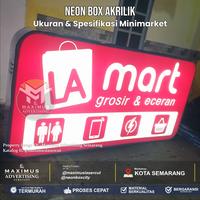 Gambar Neon Box Akrilik Jumbo Ukuran Spesifikasi Minimarket Custom Free Design dari Maximus Laser Cut undefined 3 Tokopedia