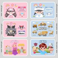 Gambar LUNCH BOX LUNAR BEKAL MISTING TEMPAT MAKAN ANAK BISA CUSTOM NAMA - PINK, TULIS DI NOTE dari Kintu Rejekistore undefined 2 Tokopedia