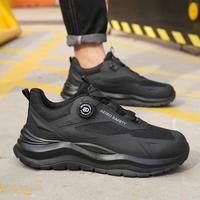 Gambar Sepatu Safety shoes aeiso SPORT ujung besi casual hitam pria dan wanita Anti Smashing Stab - Hitam, 38 dari CV FRITFOS undefined 5 Tokopedia