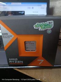 Gambar ryzen 7 7800x3d box garansi resmi dari Vin computer Bandung undefined 1 Tokopedia