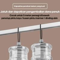 Gambar Reaim Pintu Lipat PVC Pintu Kamar Mandi PVC Pintu Geser Lipat Folding Door Pintu Lipat Geser Tidak Perlu Pengeboran Mudah Dipasang ** - 061-200*80cm dari Classic Houseware undefined 4 Tokopedia