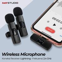 Gambar NEW!!! NEW!!! 2PCS Microphone Wireless Lavalier Lapel Live USB Type C Tipe Clip On Mikrofon Mic Lightning Apple iphone Live USB Recorder Smartphone HANDPHONE PODCAST STREAMING dari PT LANGGENG undefined 1 Tokopedia