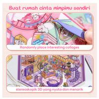Gambar Mainan DlY 3D Scene Stickers Menyusun Dekorasi Kreatif Lucu - Marshmallow dari Taeyow Shop undefined 4 Tokopedia