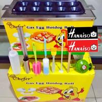 Gambar NEW Medan Termurah Mesin Sostel Sosis Telur 10 Lubang Gas LPG Alat Sosis Telor 10 4 2 Lobang Hanaiso Egg Roll Egg master dari Carvez Official undefined 5 Tokopedia
