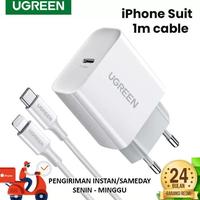 Gambar Fast Charger Original Ugreen 20W PD Type C iPhone 14 13 12 11 X Xs Xr 8 SE mini plus pro max dari CV FortunaJayaStore undefined 1 Tokopedia