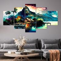 Gambar AINUN.....WALLDECOR HIASAN DINDING PAJANGAN RUANG TAMU MOTIF PEMANDANGAN 1SET 5PICIS/HIASAN DINGDING DEKORASI RUMAH POSTER KAYU MDF - L01, 1SET 5PICS dari CARD STUR undefined 5 Tokopedia
