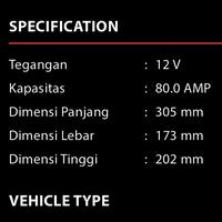 Gambar Yuasa Maintenance Free MF NX 120 7L 95D31L Accu Aki Mobil Kering 12 Volt 80 Ampere Ah dari Kawan Lama Oli undefined 2 Tokopedia