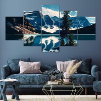 Gambar AINUN.....WALLDECOR HIASAN DINDING PAJANGAN RUANG TAMU MOTIF PEMANDANGAN 1SET 5PICIS/HIASAN DINGDING DEKORASI RUMAH POSTER KAYU MDF - L01, 1SET 5PICS dari CARD STUR undefined 2 Tokopedia
