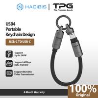 Gambar HAGIBIS KABEL POWERBANK PENDEK SHORT CHARGER PD PORTABLE KEYCHAIN THUNDERBOLT USB4 TYPE-C TO TYPE-C PD 240W VIDEO 8K 80GBPS POWER DELIVERY GANTUNGAN KUNCI LANYARD PORTABEL dari The Premium Goods undefined 1 Tokopedia