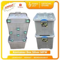 Gambar Kontainer Box Plastik Silver Besar MPW 140/180 Liter Murah - 180L dari AuroraOficial undefined 1 Tokopedia