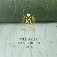 Gambar Kain Tile Akar Mutiara Gliter Brukat Warna SAGE GREEN Per Meter dan Per 0.5m bahan gamis kebaya mewah - Sage GreenTua dari Toko Kain Kurnia Agung undefined 4 Tokopedia