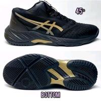 Gambar sepatu volly netburner super premium quality black gold free tas dan kaos kaki dari popongponiah undefined 1 Tokopedia