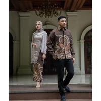 Gambar Terlaris Tersedia Jumbo Batik Couple Kebaya Hana Kebaya Modern Kebaya Wisuda Lamaran Baju Tunangan Hapy shoping - Kemeja (MARON), M dari HijraaWayy undefined 5 Tokopedia