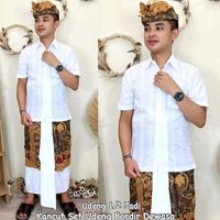 Gambar set setelan kamen saput udeng baju safari anak laki-laki/busana adat bali ke pura anak dan dewasa - 6-7 tahun, kamen udeng dari galery111 undefined 1 Tokopedia