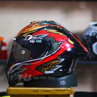 Gambar NHK HELM MARK-1 SPECIAL EDITION | BALINESE GARUDA | SINGLE VISOR RHD LIGHTSMOKE - M dari Toko Helm Bogor undefined 5 Tokopedia