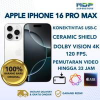 Gambar NEW! APPLE IPHONE 16 PRO MAX 256GB 512GB 1TB  GARANSI RESMI - NATURAL TTM, 512GB dari mdpsuperstore undefined 4 Tokopedia