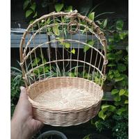 Gambar Hantaran rotan Ayunan Bulat rotan Sangkar rotan keranjang hantaran seserahan pernikahan mahar by gallerybasket - Pink dari GALLERYBASKET undefined 4 Tokopedia