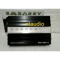 Gambar Power mobil EMBASSY EM-450 Mosfet tenaga badak 4 Chanel embassy 450 amplifier 40000watt dari NTaudio undefined 4 Tokopedia