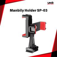 Gambar Mobile Phone Holders Universal Double Phone Holder HP Manbily SP-03 ABS Plastic dari UnO Shop Ofc undefined 1 Tokopedia