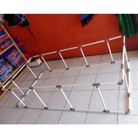 Gambar LAGI PROMO KOLAM TERPAL FULLSET MINIMALIS KOLAM IKAN TERPAL FULL SET PIPA PARALON RANGKA/KERANGKA UKURAN A12 2x1x50cm /TERPAL KOLAM IKAN PLUS RANGKANYA 200x100x50 dari GRIYA INDAH JAYA undefined 5 Tokopedia