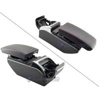 Gambar CG Armrest Mobil All New Toyota Rush Daihatsu Terios 2018 & Up 7 USB Port Charger + LED - Black Red Wood dari CahyaGroup undefined 4 Tokopedia