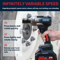 Gambar Lucid Lh850 1500N.M Heavy Duty Cordless Impact Wrench 21V 6.0 Eve Battery(15Cells) - baterai 1* dari rindiyanitokop undefined 2 Tokopedia