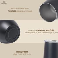 Gambar Cuculemon Mug Egg Custom Coffee Cupapi mug egg tumbler telur portable stainless steel candy coffee travel cup 350ml drink jar - Hitam dari cuculemon undefined 3 Tokopedia