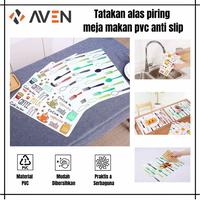 Gambar AVEN Tatakan Meja Makan PVC Alas Piring Gelas Panci  Makan / Taplak Meja Makan Anti Panas Anti Slip Termurah dari Aven Indonesia undefined 1 Tokopedia