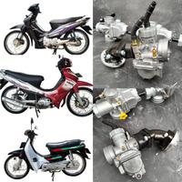 Gambar Paket TINGGAL PASANG PNP SupraX125 Smash Supra Fit Vega Zr Legenda/Astrea Karisma Jupiter Z/Burhan Langsung Pasang!!! Karburator Karbu KEIHIN PE 24 PE 26 PE 28 Carburator Pe24 Pe26 Pe28 + Manipul Intek Intake Motor dari ervinana undefined 2 Tokopedia