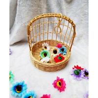 Gambar Hantaran rotan Ayunan Bulat rotan Sangkar rotan keranjang hantaran seserahan pernikahan mahar by gallerybasket - Pink dari GALLERYBASKET undefined 3 Tokopedia
