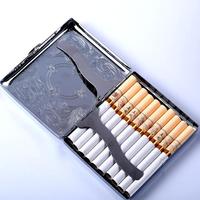 Gambar Kotak Tempat Rokok Metal Tempat Cigarette Kotak 20 Slot Case Rokok Box Rokok dari dewihijbrd undefined 3 Tokopedia