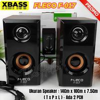Gambar PROMO ~SPEAKER LAPTOP - KOMPUTER - HP - TV FLECO F-017 EXTRA BASS | SPEAKER AKTIF BISA DI SAMBUNG KE MOBIL SPEKER AKTIF / SUBWOOFER MOBIL SUPER BASS / SPEAKER TV FULL BASS THEATER AUDIO, STEREO SUBWOOFER / SPEAKER PORTABLE FULL BASS HARGA MURAH dari dream tech2 undefined 1 Tokopedia