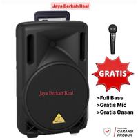 Gambar PROMO SPEAKER KARAOKE BLUETOOTH GRATIS MIC UKURAN JUMBO FULL BASS SUARA JERNIH / SALON AKTIF POLYTRON SALON KIMISO WIRELESS HARGA MURAH dari dream tech2 undefined 1 Tokopedia