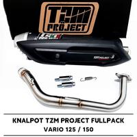Gambar Knalpot Standar Racing TZM Project Vario 125 150 LED OLD dari Mostarss undefined 1 Tokopedia