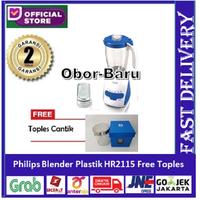 Gambar Blender Philips Plastik HR2115 - Biru Putih - TANPA BONUS dari OborBaru undefined 1 Tokopedia