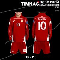 Gambar Setelan jersey Timnas anak Terbaru 2025 baju sepak bola timnas indonesia kualifikasi piala dunia 2026 free custom logo lengan panjang - Merah, 0 dari JerseyMinded undefined 1 Tokopedia