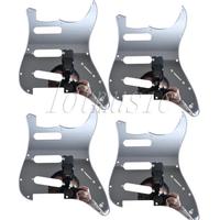 Gambar 4Pcs New Mirror Pickguard 11 Hole SSS For Electric Strat Style Guitar Replacement dari las nug undefined 1 Tokopedia