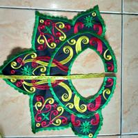Gambar Kostum Tari Adat Dayak/ Bordir Aksesoris Kostum Tari Motif Dayak dari YONNY MART undefined 4 Tokopedia