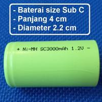 Gambar Baterai Cas Tipe C dan Sub-C 1.2v - Charger Battery C or Sub C 1.2volt BEST SELLER - Size SUB C dari Toko cinf undefined 4 Tokopedia