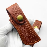 Gambar 2pcs/lot Folding Knife Cow Leather Sheath Scabbard Pliers Tool Knives Cowhide Storage Bag Case Cover Holder Portable dari Sustainstep undefined 4 Tokopedia