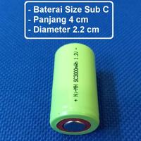 Gambar Baterai Cas Tipe C dan Sub-C 1.2v - Charger Battery C or Sub C 1.2volt BEST SELLER - Size SUB C dari Toko cinf undefined 1 Tokopedia