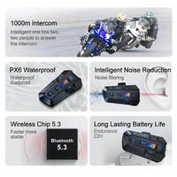 Gambar BLAISE GT1 Intercom Helm Headset Helm Waterproof Musik Sharing Interkom Mic Helm Intercom 2 orang Bluetooth Helm BEST SELLER - GT1 1 PCS dari IDM ID undefined 4 Tokopedia